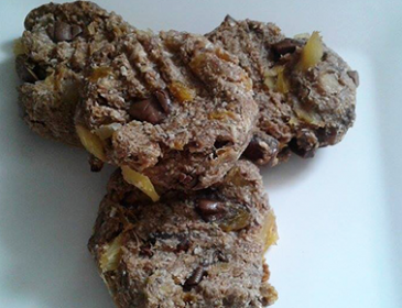 Pineapple & Chia Chewy Cookies